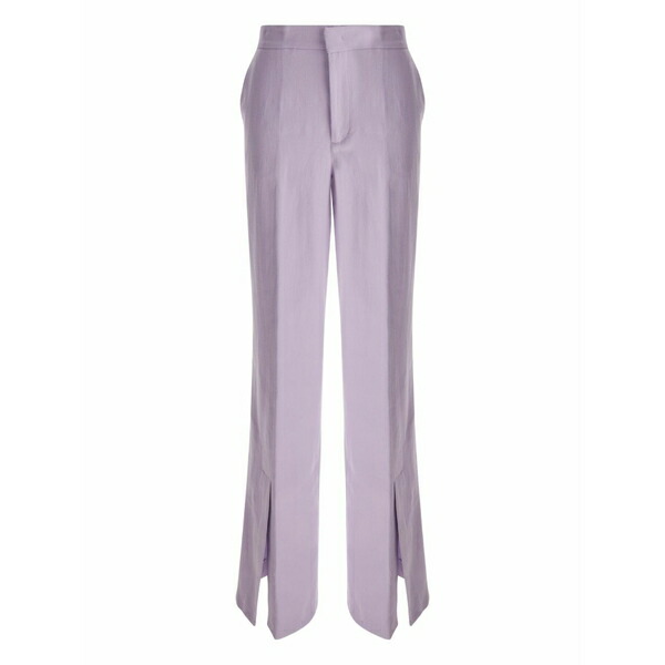 ツインセット レディース カジュアルパンツ ボトムス Split-hem pants Purple