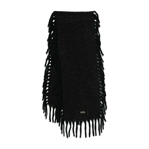 アヴァヴァヴ レディース えり巻き・袈裟・えり巻き 付属物 Fringed scarf Black