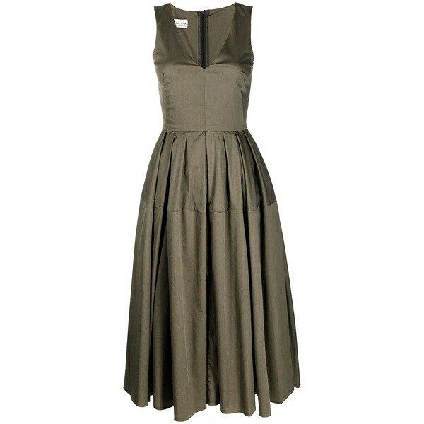ブランカ ヴィータ レディース 衣装 トップス V-neck sleeveless dress Green