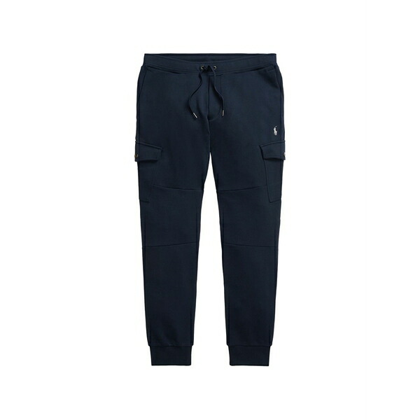 ラルフローレン メンズ 心地好いズボン下 ボトムス Logo-embroidered pocket track pants Blue