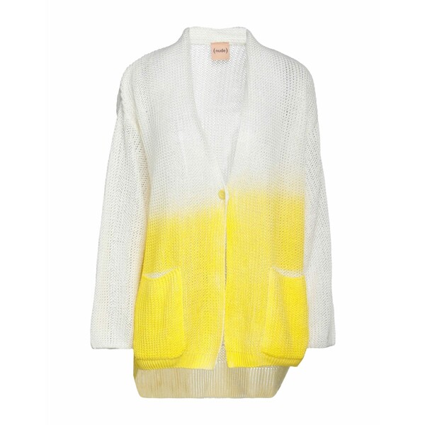 【送料無料】 ヌード レディース カーディガン アウター Cardigans White