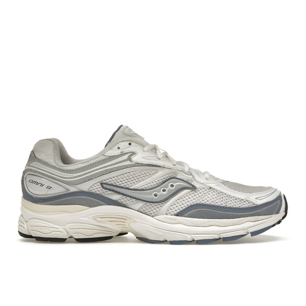 Saucony サッカニー メンズ スニーカー 【Saucony ProGrid Omni 9 Tomorrow, Meet Yesterday Pack Blue】 サイズ US_M_13 Ivory/Blue｜asty
