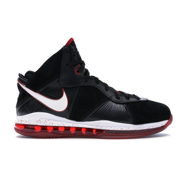 Nike ナイキ メンズ スニーカー  【Nike LeBron 8 Black/White/Red】  サイズ US_M_13 Black/White-Varsity Red