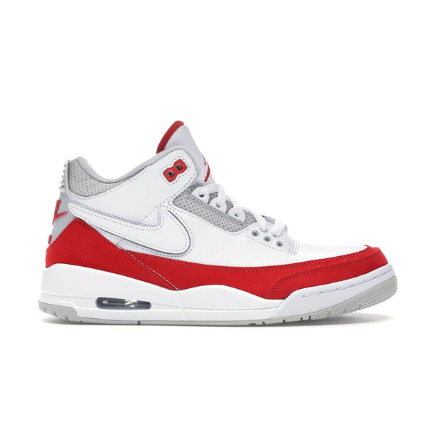 Jordan ジョーダン メンズ スニーカー  【Jordan 3 Retro Tinker White University Red】  大いさ US_6(24.0糎) White/University Red-Neutral Grey 靴-スニーカー-メンズ靴