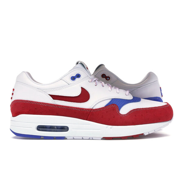 Nike ナイキ メンズ スニーカー  【Nike Air Max 1 Puerto Rico (2019)】  大きさ US_12(30.0糎) White/Gym Red-Racer Blue