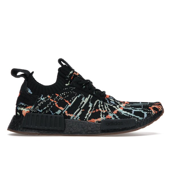 adidas アディダス メンズ スニーカー  【adidas NMD R1 Primeknit Black Multicolor】  大きさ US_5(23.0珊) Core Black/Core Black-Gum