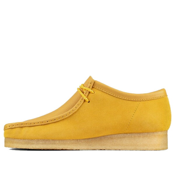 楽天市場】CLARKS WALLABEE YELLOW SUEDE 26154742 クラークス