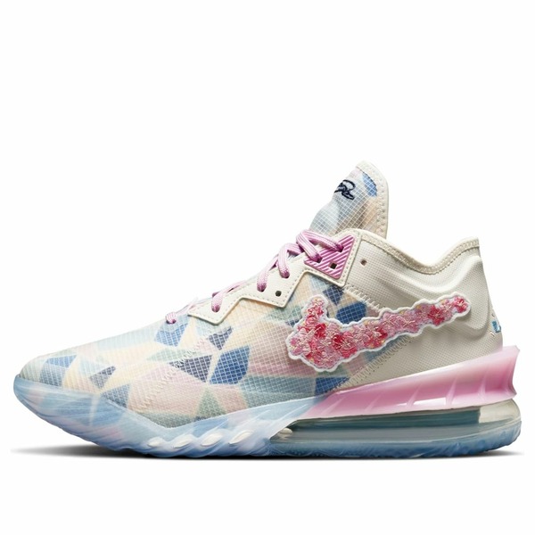 Nike ナイキ メンズ スニーカー 【Nike x atmos LeBron 18 Low 'Sakura' CV7562-101】 サイズ US_10(28.0cm)｜asty 67,540円