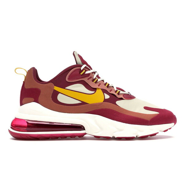 Nike ナイキ メンズ スニーカー 【Nike Air Max 270 React Noble Red Team Gold】 サイズ US_12(30.0cm) Noble Red/Team Gold-Dusty Peach-Dark Sulfur|asty