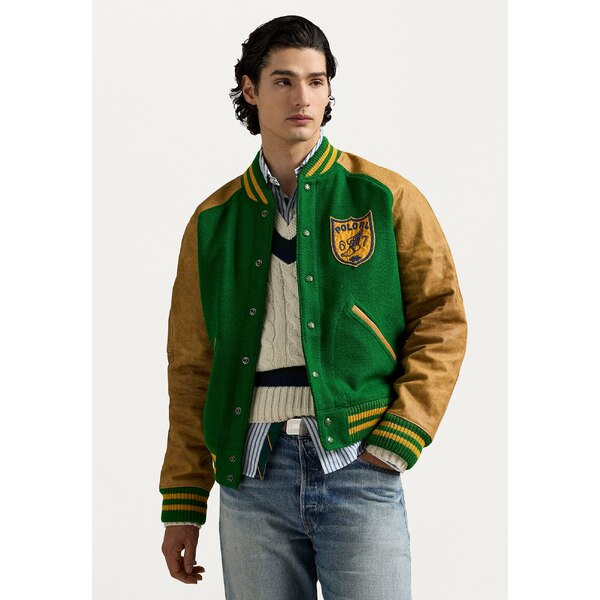 ラルフローレン RLX ホワイトジャケット 試着のみ POLO RALPH LAUREN (ポロラルフローレン) ロゴ刺繍入りポケット