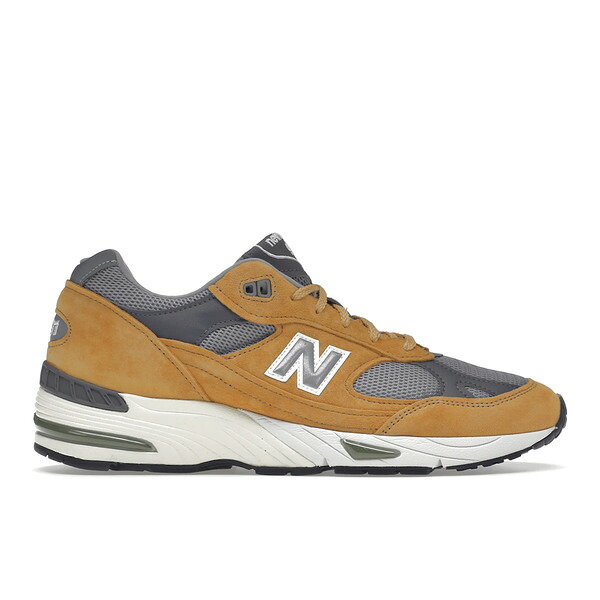 New Balance ニューバランス メンズ スニーカー 【New Balance 991 MiUK Tan Grey Dark Grey】 サイズ US_11.5(29.5cm) Tan/Grey/Dark Grey｜asty