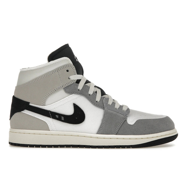 Jordan ジョーダン メンズ スニーカー 【Jordan 1 Mid SE Craft White Cement Grey Black】 サイズ US_12.5(30.5cm) Cement Grey/White/Tech Grey/Black|asty