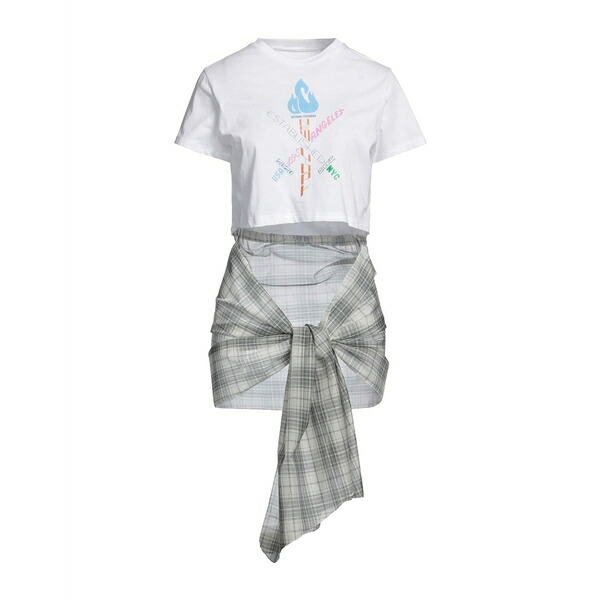 【送料無料】 オープニングセレモニー レディース Tシャツ トップス T-shirts White