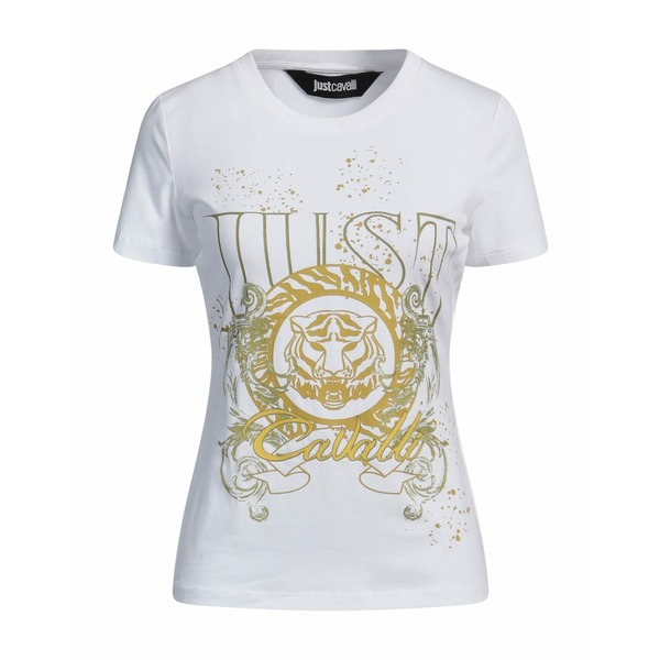 【送料無料】 ロベルトカヴァリ レディース Tシャツ トップス T-shirts White｜asty 28,980円