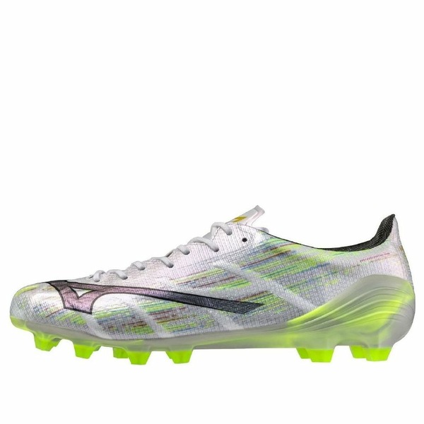 Mizuno ミズノ メンズ スニーカー  【Mizuno Alpha 2 Made インチ Japan FG \u0027Silver Neon\u0027 P1GA256009】  大きさ US_11(29.0糎)