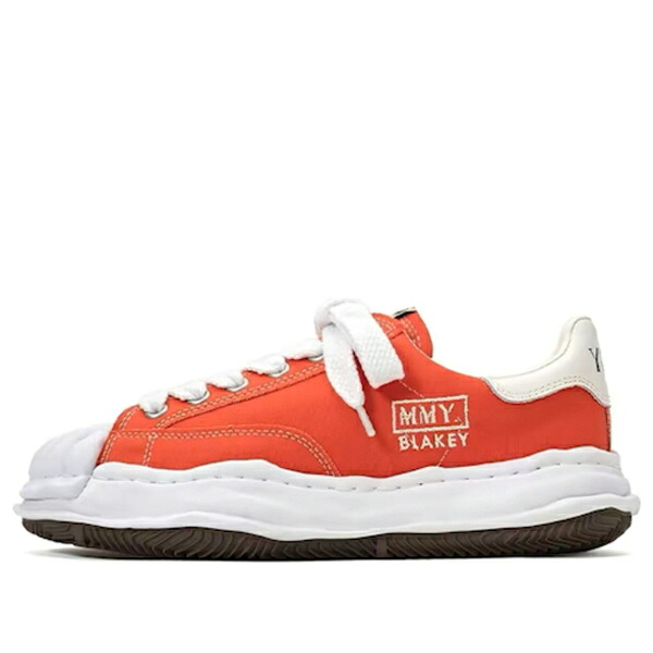 Maison MIHARA YASUHIRO ミハラヤスヒロ メンズ スニーカー  【Maison MIHARA YASUHIRO BLAKEY OG Sole Canvas Low-top Sneaker \u0027Orange\u0027 A08FW735-ORG】  大きさ US_6(24.0糎)