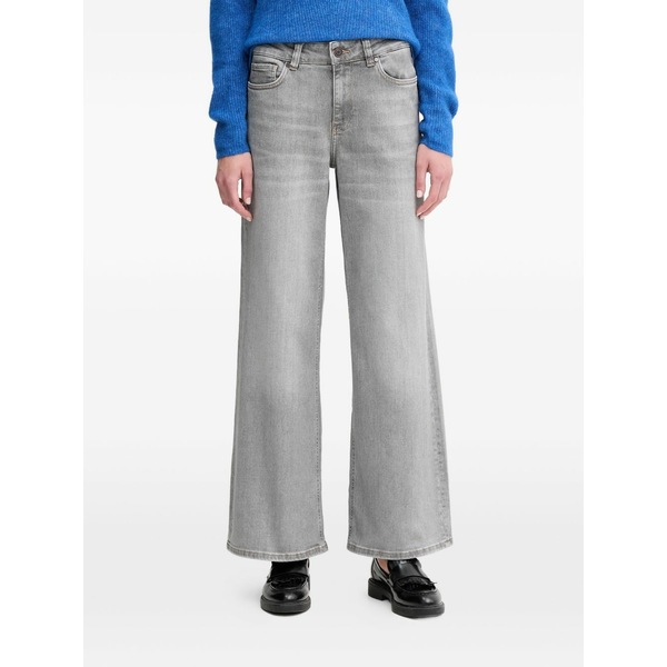 モス モッシュ レディース ジーンズズボン下 ボトムス Mmdara hera wide-leg jeans Grey