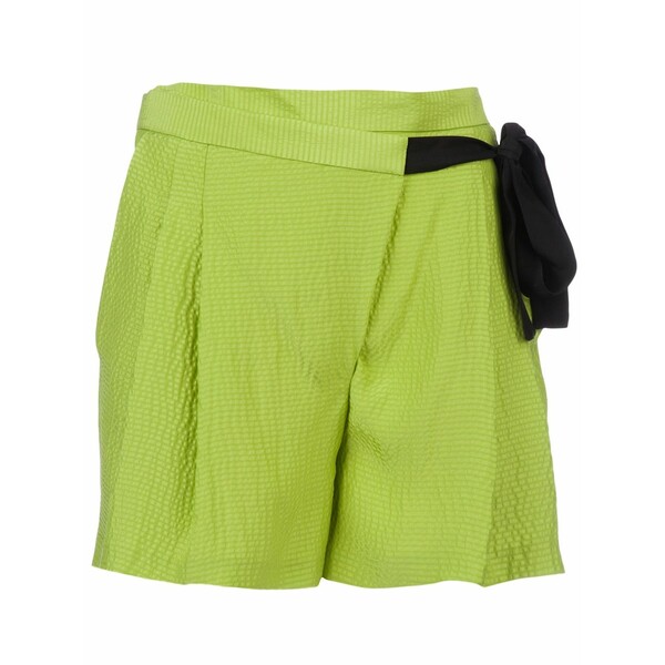 マシューウィリアムソン レディース カジュアルパンツ ボトムス Belt tie shorts Green|asty