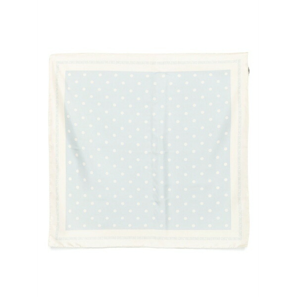 ヴァレンティノ ガラヴァーニ レディース えり巻き・袈裟・えり巻き 付属物 Polka-dot silk scarf Blue
