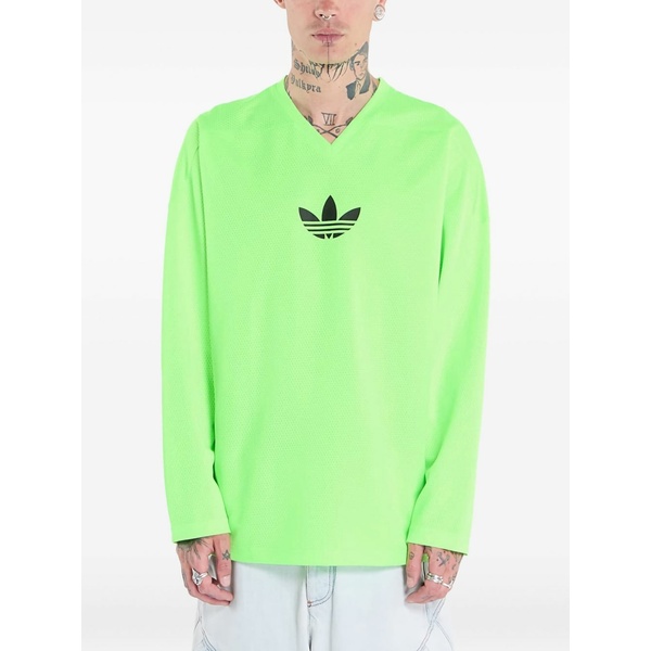 アディダス メンズ Tシャツ トップス Adicolor mesh t-shirt Green｜asty
