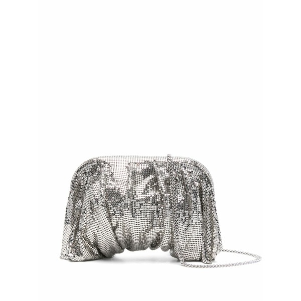 ベネデッタベルジッチーズ レディース ハンドバック 御徒面子 Mini chain-strap clutch bag Silver