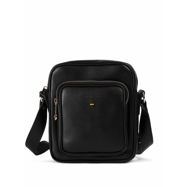 ドンカルズ メンズ ショルダーバッグ 御徒面子 Palmellato leather crossbody bag Black