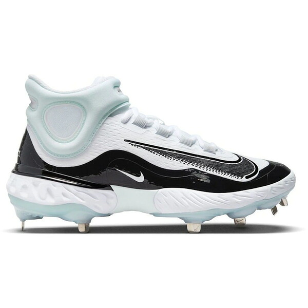 Nike ナイキ メンズ スニーカー  【Nike Alpha Huarache Elite 4 White Black Blue Tint】  大いさ US_11.5(29.5糎) White/Blue Tint/Pure Platinum/Black スニーカー-メンズ靴-靴