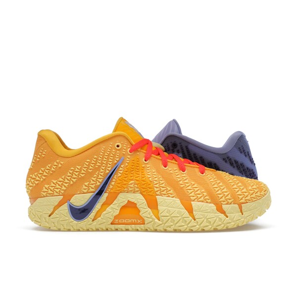Nike ナイキ メンズ スニーカー  【Nike Ja 3 Hustle \u0026 Flow】  サイズ US_12.5(30.5cm) Soft Yellow/Purple Dynasty/Volt Tint/Light Thistle/Bright Crimson