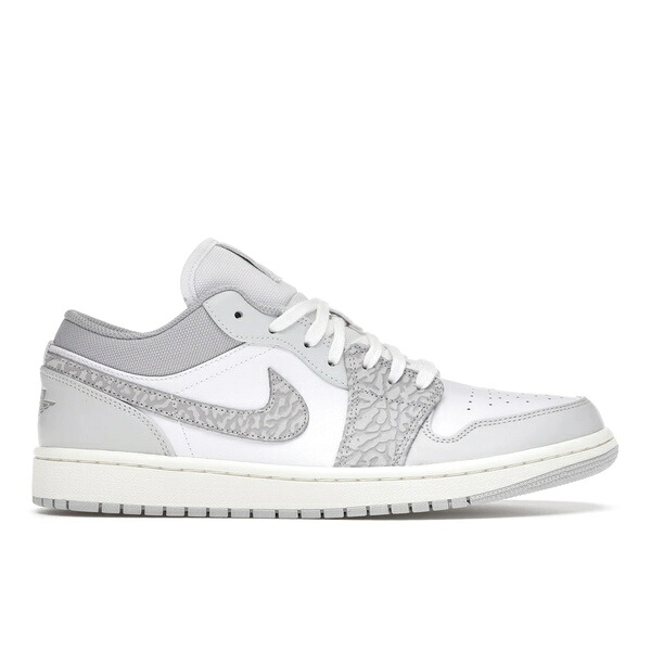 Jordan ジョーダン メンズ スニーカー  【Jordan 1 Low PRM Smoke Grey Elephant】  サイズ US_12.5(30.5cm) White/Neutral Grey-Sail-Smoke Grey