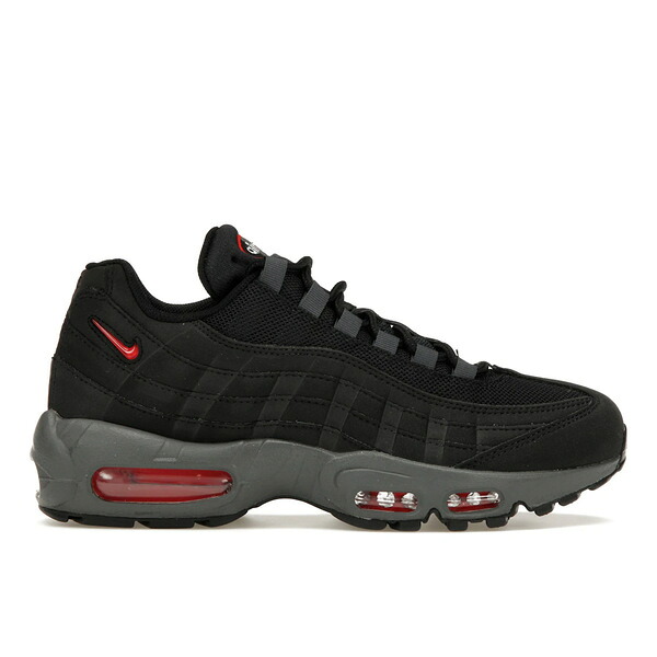 Nike ナイキ メンズ スニーカー 【Nike Air Max 95 Black University Red】 サイズ US_9.5(27.5cm) Black/University Red/Dark Grey/White｜asty