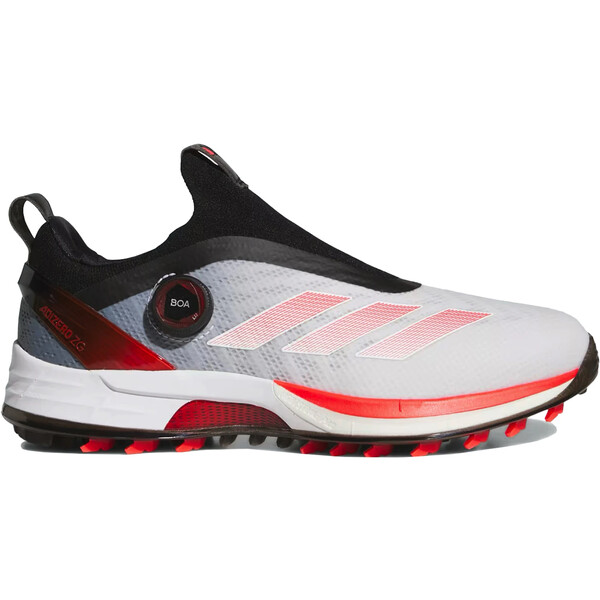 adidas アディダス メンズ スニーカー  【adidas Adizero ZG BOA Spikeless Golf Cloud White Lucid Red】  大いさ US_9(27.0糎) Cloud White/Lucid Red/Core Black スニーカー-靴