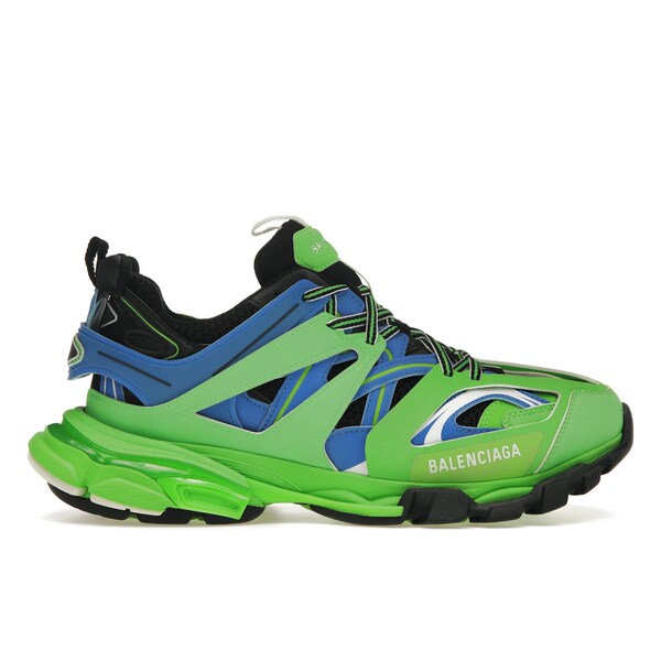 Balenciaga バレンシアガ メンズ スニーカー  【Balenciaga Track Trainers Green Blue】  サイズ US_8(26.0cm) Green/Blue
