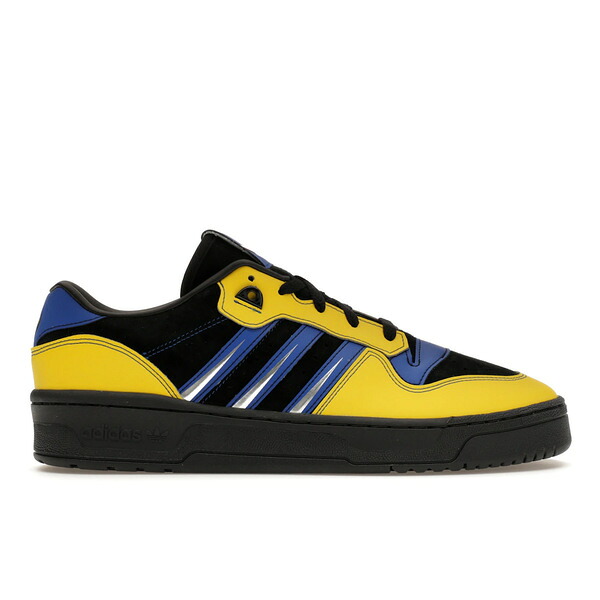 adidas アディダス メンズ スニーカー  【adidas Rivalry 86 Low Deadpool \u0026 Wolverine Wolverine】  大きさ US_6.5(24.5糎) Core Black/Team Yellow/Team Royal Blue
