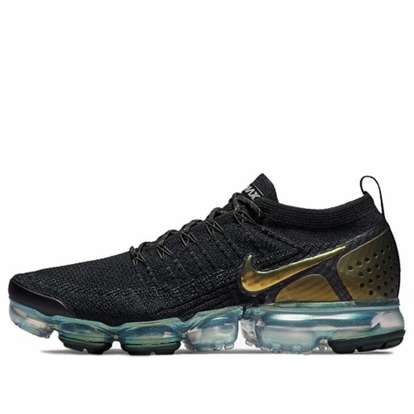 Nike ナイキ メンズ スニーカー 【Nike Air VaporMax Flyknit 2 'Black Gold' 942842-015】 サイズ US_8.5(26.5cm)｜asty