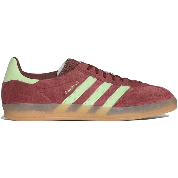 adidas アディダス メンズ スニーカー  【adidas Gazelle Indoor Shadow Red Semi Spark Green】  大きさ US_M_13 Shadow Red/Semi Green Spark/Gum