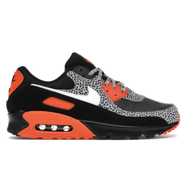 Nike ナイキ メンズ スニーカー 【Nike Air Max 90 Safari (2020)】 サイズ US_9.5(27.5cm) Black/Safety Orange-White｜asty 66,990円