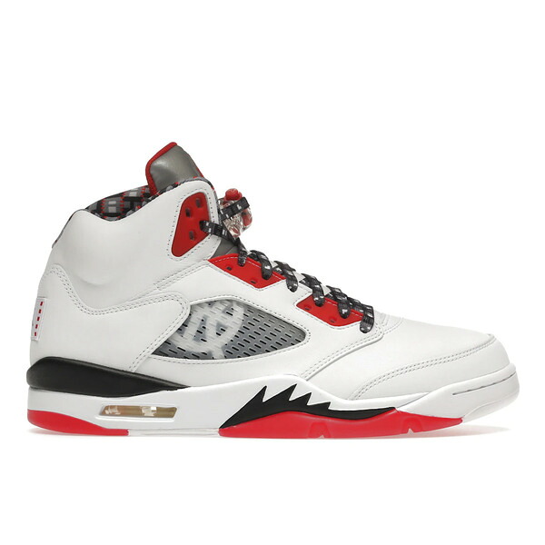 Jordan ジョーダン メンズ スニーカー  【Jordan 5 Retro Quai 54 (2021)】  大きさ US_M_15 White/University Red-Black