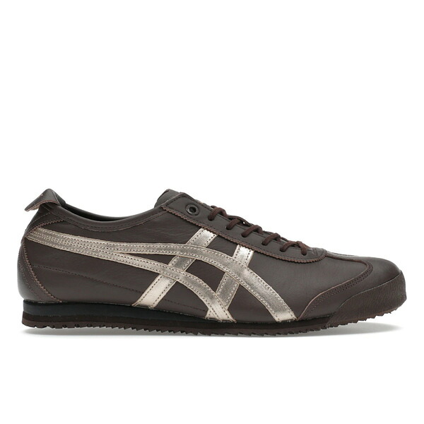 ASICS アシックス メンズ スニーカー  【Onitsuka Tiger Mexico 66 SD Licorice Brown Champagne】  大きさ US_5.5(23.5糎) Licorice Brown/Champagne