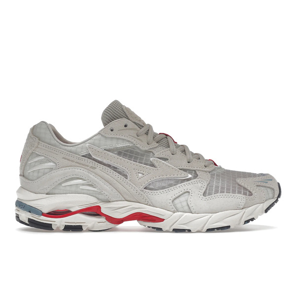 Mizuno ミズノ メンズ スニーカー  【Mizuno Wave Rider 10 Highsnobiety】  大きさ US_12(30.0糎) White/Red/Blue