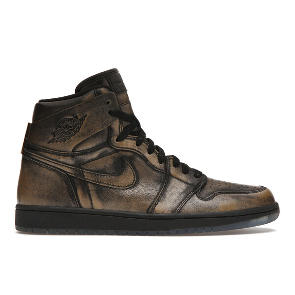 Jordan ジョーダン メンズ スニーカー  【Jordan 1 Retro High OG Wings】  サイズ US_9(27.0cm) Black/Black-Metallic Gold