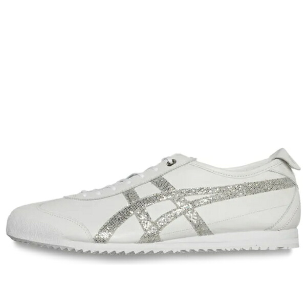 Onitsuka Tiger オニツカタイガー メンズ スニーカー 【Onitsuka Tiger Mexico 66 SD 'White Pure Silver' 1183C345-100】 サイズ US_7(25.0cm)|asty