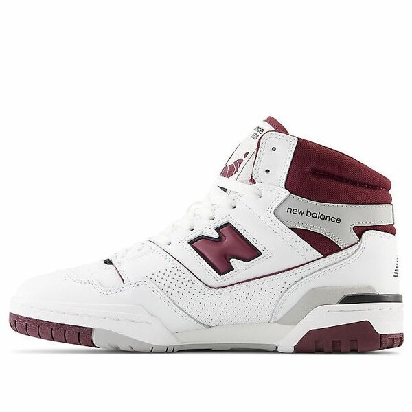 New Balance ニュー平衡にする メンズ スニーカー  【New Balance 650R \u0027White Burgundy\u0027 BB650RCH】  大きさ US_8(26.0糎)