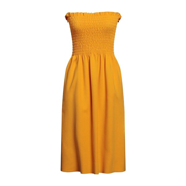 【貨物輸送無料】 リビアナコンティ レディース 衣装 トップス Midi dresses Yellow