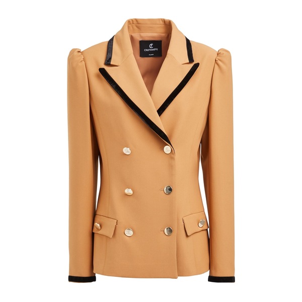 【送料無料】 クリスチーナエフェ レディース ジャケット＆ブルゾン アウター Blazers Beige
