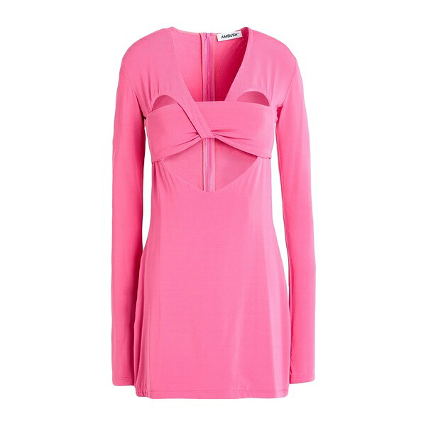 【送料無料】 アンブッシュ レディース ワンピース トップス Mini dresses Pink