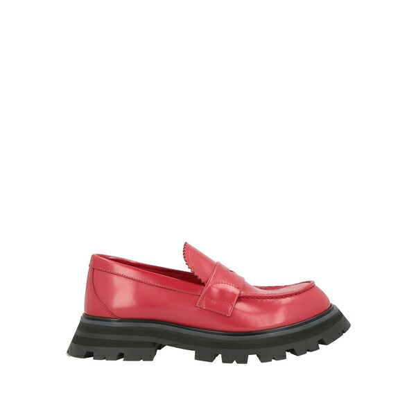 【貨物輸送無料】 マックイーン レディース スリッポン・ローファー シューズ Loafers Red
