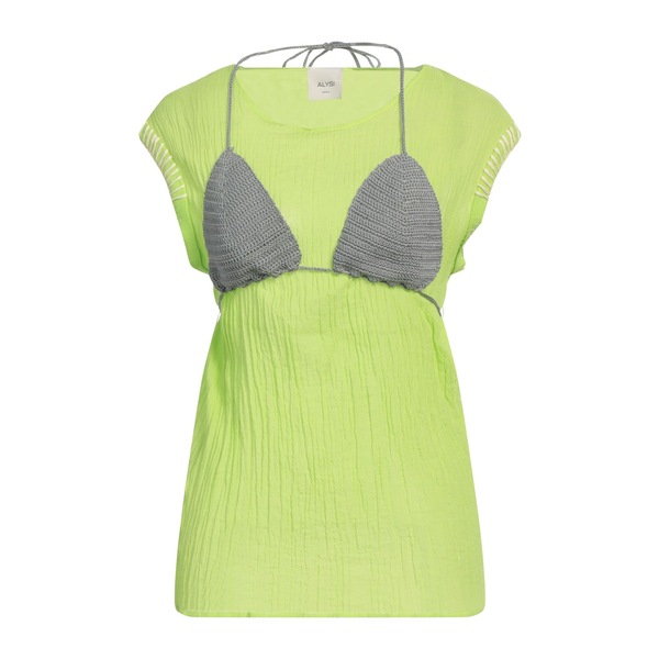 【送料無料】 アリジ レディース Tシャツ トップス Tops Green