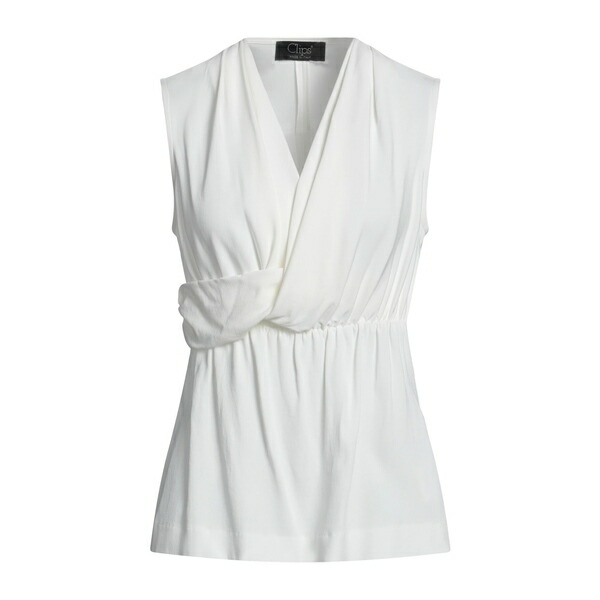 【送料無料】 クリップス レディース Tシャツ トップス Tops White