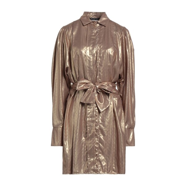 【送料無料】 クストバルセロナ レディース ワンピース トップス Mini dresses Metallic