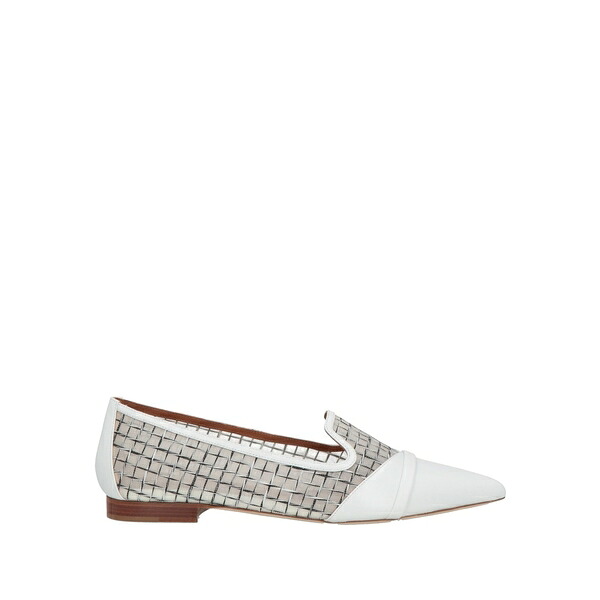 【送料無料】 マローンスリアーズ レディース スリッポン・ローファー シューズ Loafers White